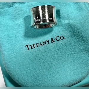 Tiffany 1837 Wide Ring Size 6 Sterling Silver